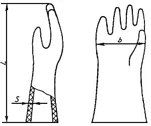 ГОСТ 20010-93 Перчатки резиновые технические. Технические условия