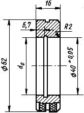 ГОСТ 8762-75 Резьба круглая диаметром 40 мм для противогазов и калибры к ней. Основные размеры
